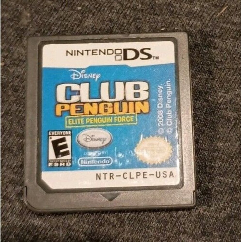 Club Penguin Elite Penguin Force Nintendo DS Cart Only Tested Working 2008